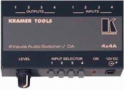 Купить Видео-аудио коммутаторы KRAMER 4x4A